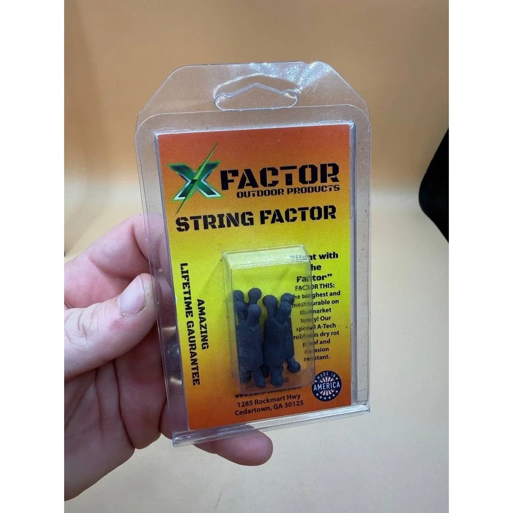 X-Factor Outdoor Products String‎ Cable Silencers 4 Pack Black Archery NEW